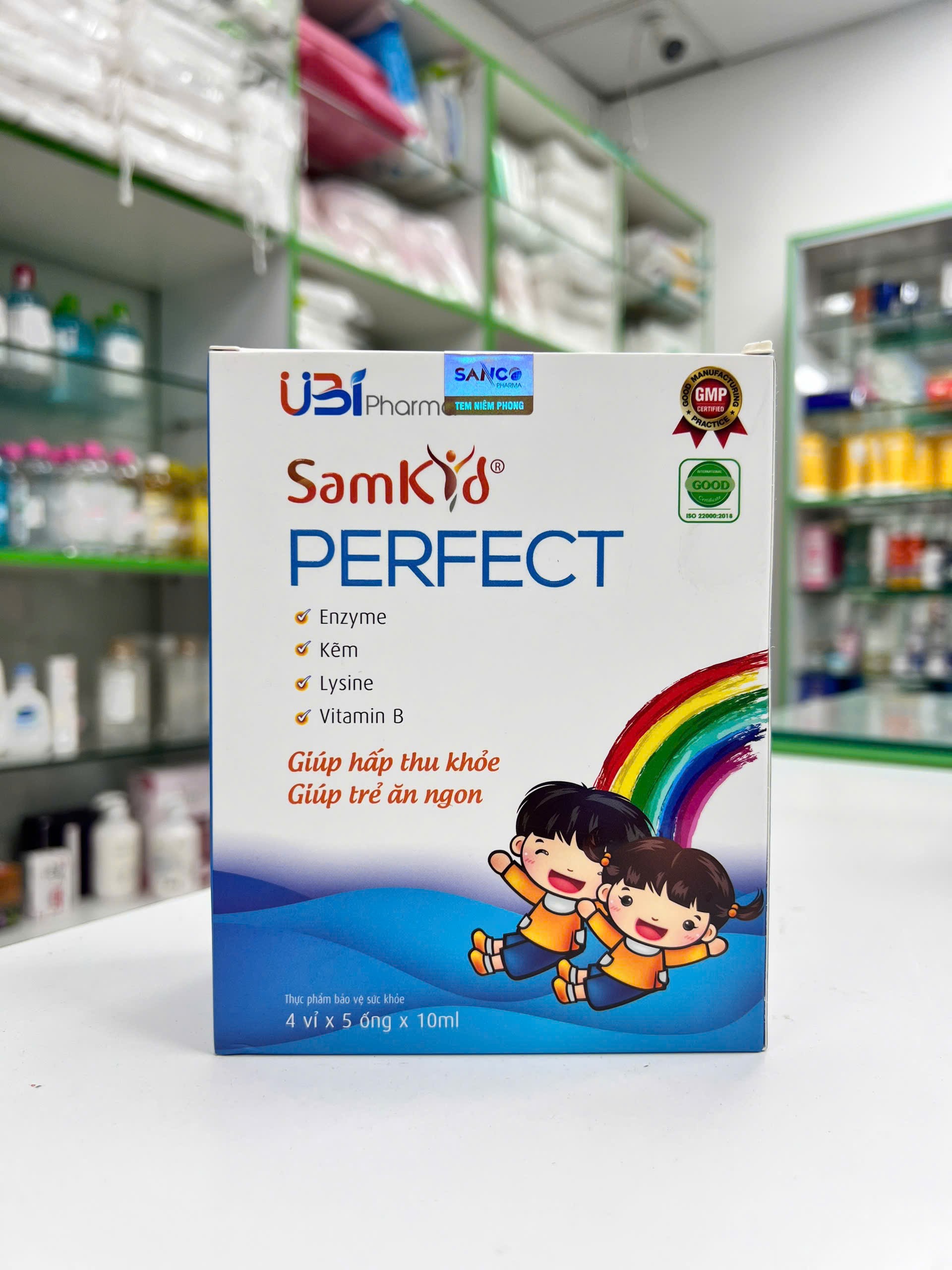 Thực Phẩm Bảo Vệ Sức Khoẻ SamKid Perfect — hộp sản phẩm tổng quan